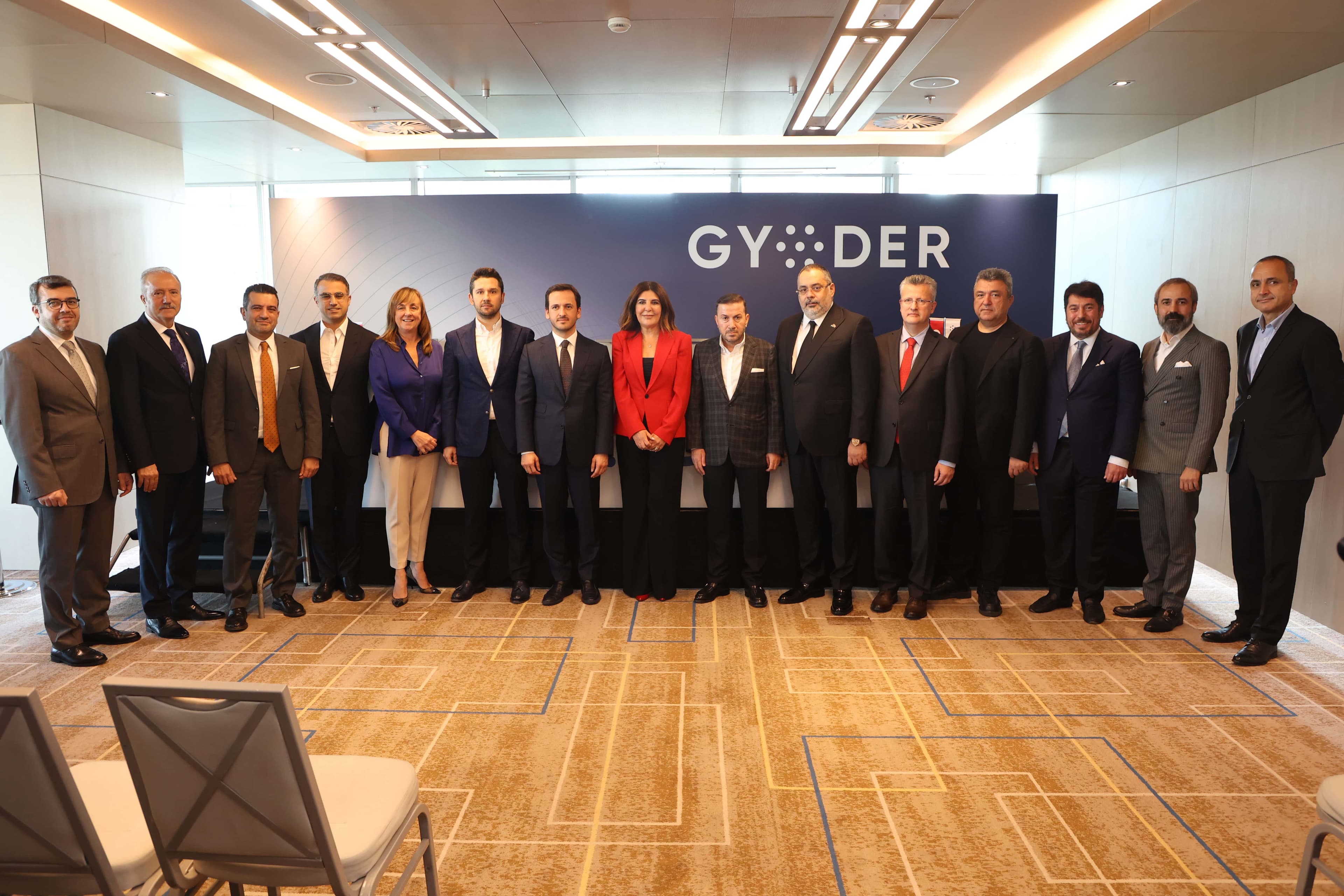 Change of Flag at GYODER Press Meeting